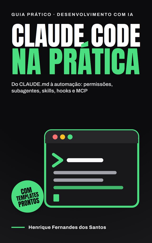 Capa do livro Claude Code na Prática