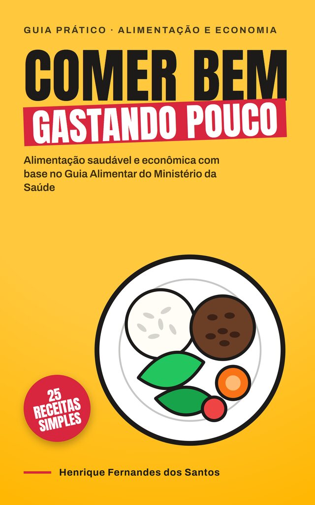Capa do livro Comer Bem Gastando Pouco