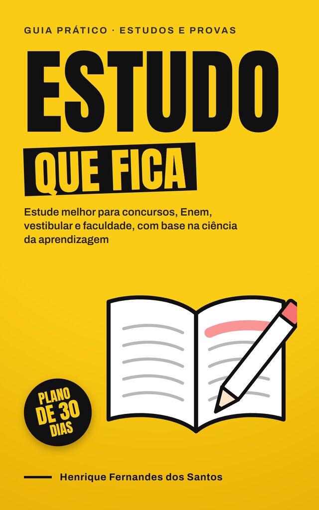 Capa do livro Estudo que Fica
