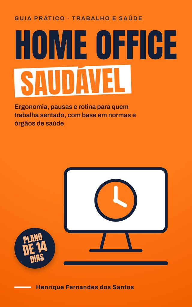 Capa do livro Home Office Saudável