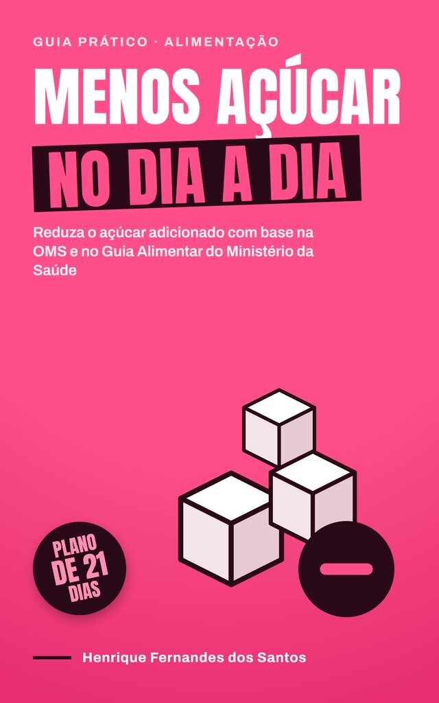 Capa do livro Menos Açúcar no Dia a Dia