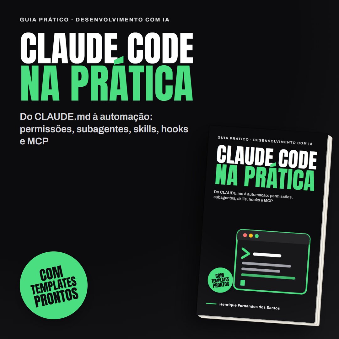 Post quadrado 1:1 de Claude Code na Prática