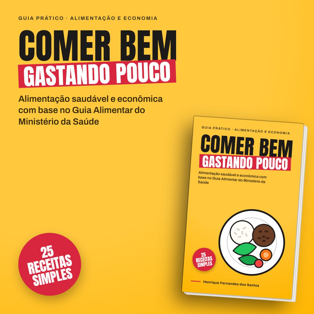 Post quadrado 1:1 de Comer Bem Gastando Pouco